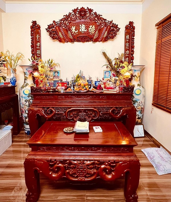 thiết kế nội thất phòng thờ