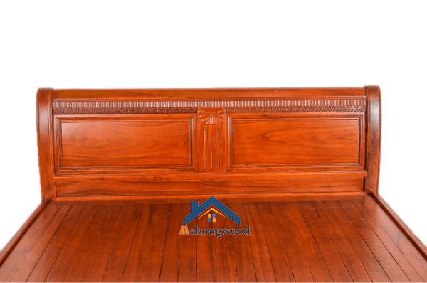 mẫu giường ngủ hiện đại gỗ gõ đỏ