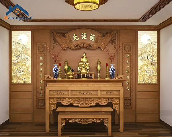thiết kế mẫu bàn thờ đẹp
