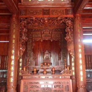mẫu cửa võng phòng thờ hồng trĩ