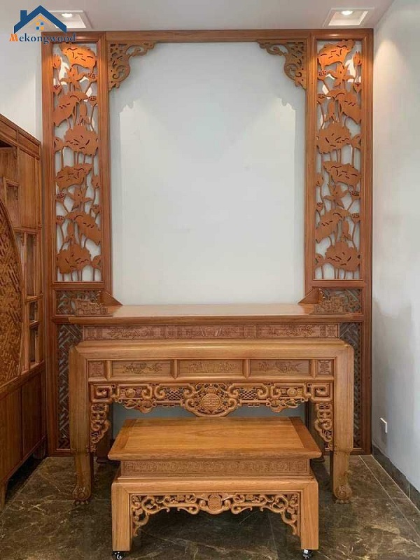 bàn thờ gia tiên chung cư đơn giản