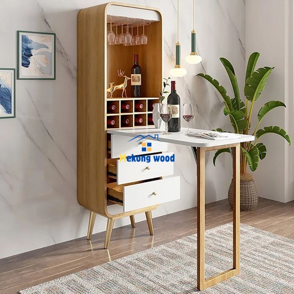 Mẫu bàn ăn gắn tường giá rẻ HCM